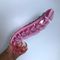 17.5*3.2cm 핑크색 해마 글라스 남근 대용품 장기간 성인들 성적 기구
